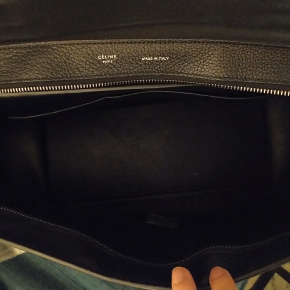 MINT condition Celine trapeze silver hardware + black medium - Picture 7 of 13